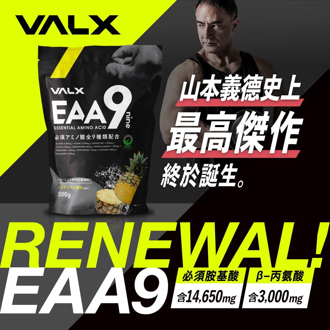 VALX EAA9 Essential Aminos(Green apple) 500g